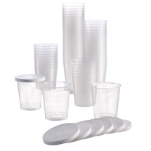 Pro Tan 80 Disposable Cups with Lids