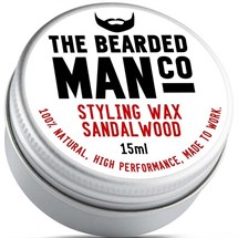 The Bearded Man Moustache Wax 15g - Sandalwood
