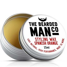 The Bearded Man Moustache Wax 15g - Spanish Orange