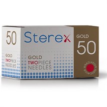 Sterex Gold 2 Piece Needles F2 Short (Pack of 50)