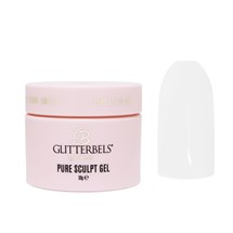 Glitterbels Pure Sculpt Hard Gel 30g - Glass Heart