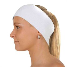 Deo White Single Sided Headband