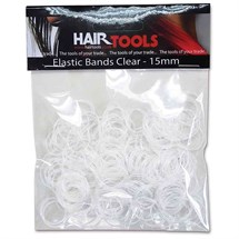 Hair Tools Clear Elastic Bands 15mm