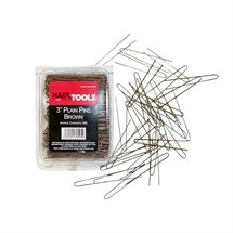 Hair Tools Pins 3 inch Pk500 - Brown