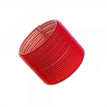Hair Tools Velcro Jumbo Cling Rollers 12pk - Red (70mm)