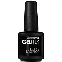 Salon System Gellux 15ml - Clear Base/Top Coat
