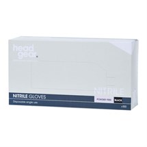 Head-Gear Nitrile Disposable Powder Free Gloves Box 100
