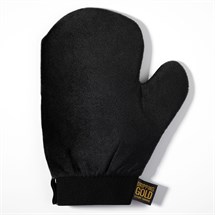 Dripping Gold Velvet Tanning Mitt