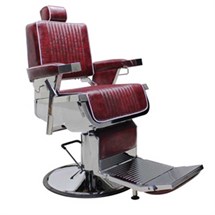 PARLOR Soho Barber Chair - Maroon