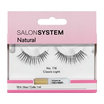 Salon System Naturalash Strip Lashes - 116 Black (Natural)