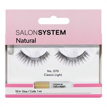 Salon System Naturalash Strip Lashes - 070 Black (Natural)