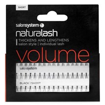 Salon System Naturalash Individual Lashes Flare Black - Short (Volume)