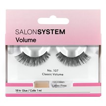 Salon System Naturalash Strip Lashes - 107 Black (Volume)