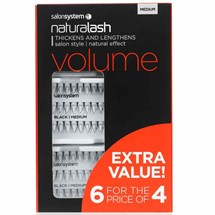 Salon System Naturalash Extra Value Pack (6 for the price of 4) - Medium