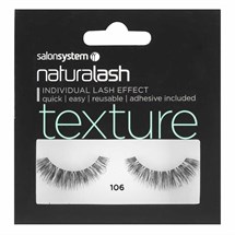 Salon System Naturalash Strip Lashes - 106 Black (Texture)