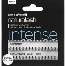 Salon System Naturalash Individual Lashes Flare Black - Medium Extra Volume (Intense)