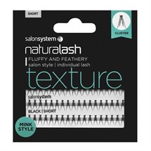 Salon System Individual Lashes Black Short Mink Style