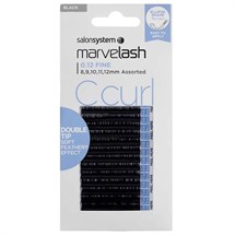 Salon System Marvelash C Curl 0.12 Double Tip - Assorted
