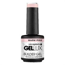 Salon System Gellux Builder Gel 15ml - Warm Pink