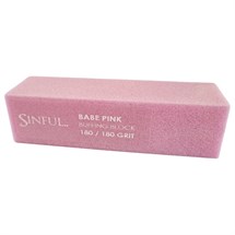 Sinful Pink Sparkle Buffing Block 180 - Single