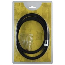 Salon Ambience Black Nylon Flexible Hose In Blister Pack