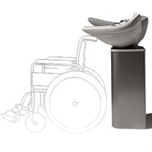 Salon Ambience Disabled Access Pedestal Wash Unit