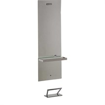 Salon Ambience Lunar Mirror - Mirrored Aluminium Shelf with Footrest