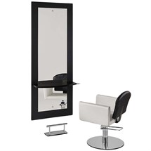 Luca Rossini Melodia Styling Unit + Footrest - Black