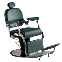 Salon Ambience Premier Barber Chair with Black Frame + No Footrest