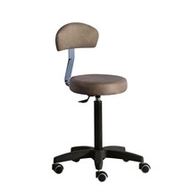 Luca Rossini Romeo+ Cutting Stool - Backrest Black Base