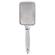 Olivia Garden Expert Care Rectangular Nylon Bristles Silver Large