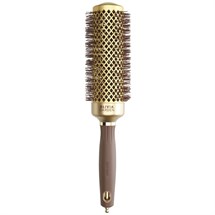 Olivia Garden Expert Blowout Shine Wavy Bristles Gold & Brown 45mm