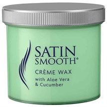 Satin Smooth Creme Wax - Aloe Vera/Cucumber 425g
