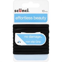 Scunci Elastics 10pk - Black