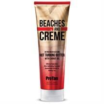 Pro Tan Beaches & Crème Sizzling Hot Tanning Butter Bottle 250ml