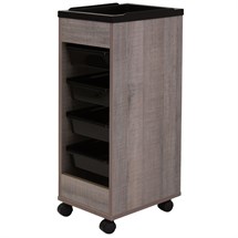 REM Stadium Trolley with Accessory Top - Vicenza Oak