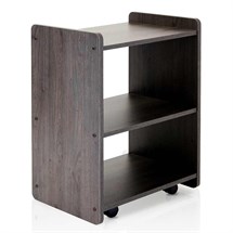 REM Beauty Spa Trolley - Light Wood (Dawn) Sides & White Shelves