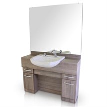 REM Mavericks Barbers Unit (with Basin)