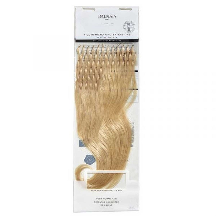 Balmain Fill-In Extensions Natural Straight Hair 40cm 50pcs - 614/23 |  Human Hair | Capital Hair & Beauty