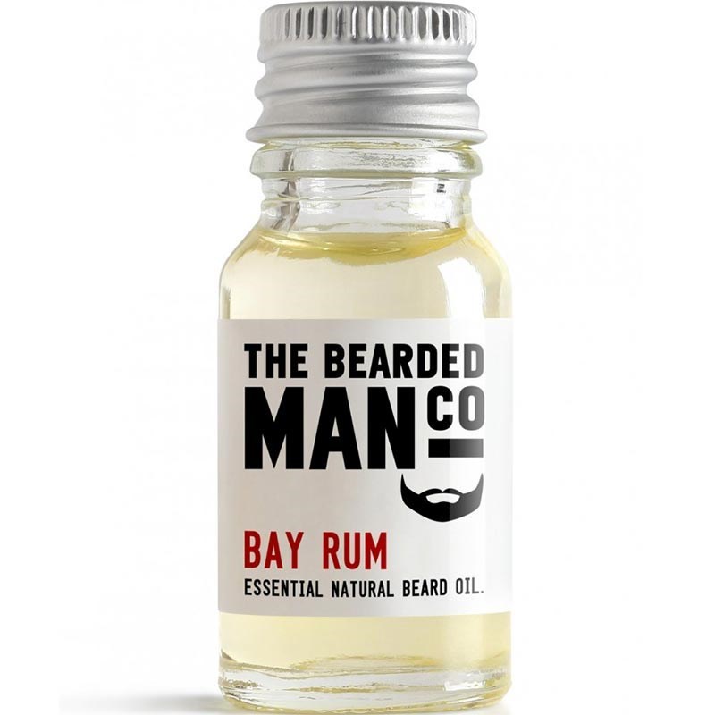 The Bearded Man Beard Oil 10ml - Bay Rum | Shaving & Skincare | Capital Hair  & Beauty