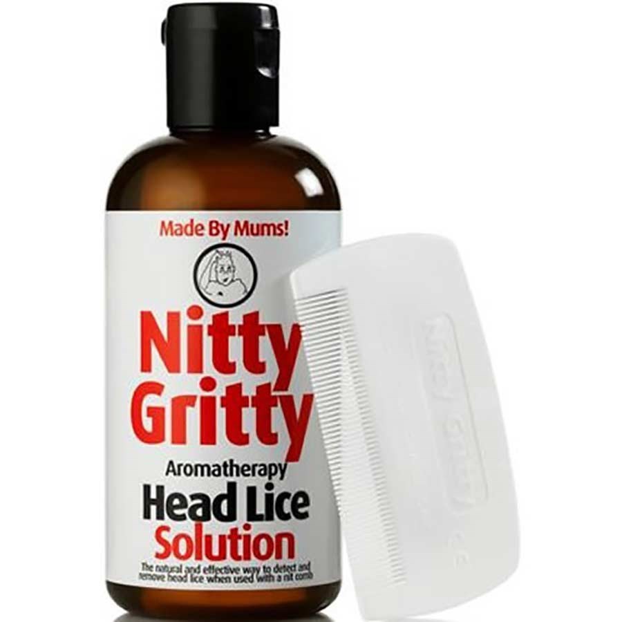 Nitty Gritty Aromatherapy Head Lice Solution Kit 150ml Salon