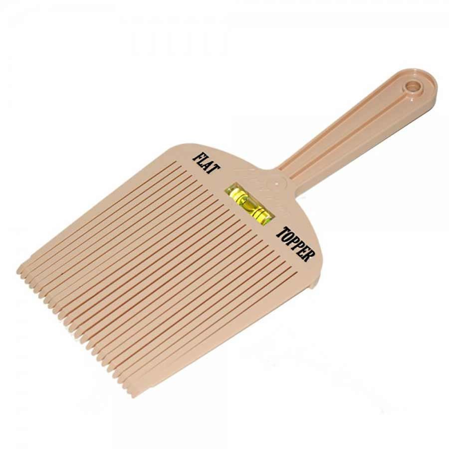 flat top comb with level