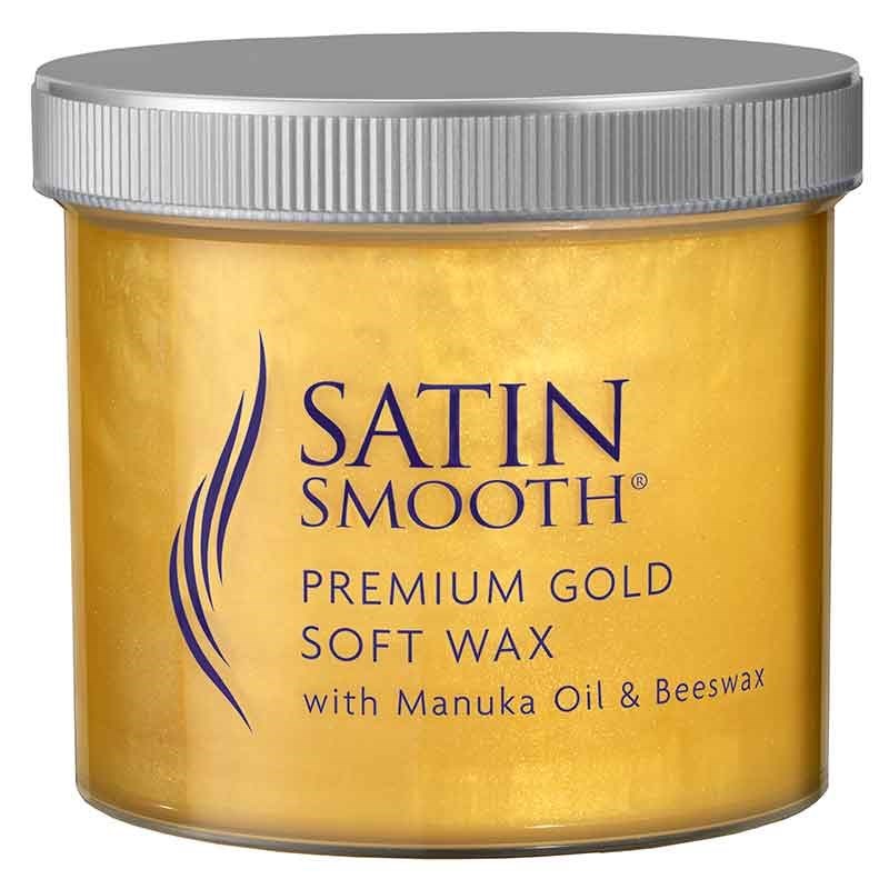 Satin Smooth Gold Wax - Manuka Oil/Beeswax 425g | Wax | Capital Hair &  Beauty