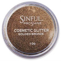 Sinful PROshine Cosmetic Glitter 10g - Golden Bronze